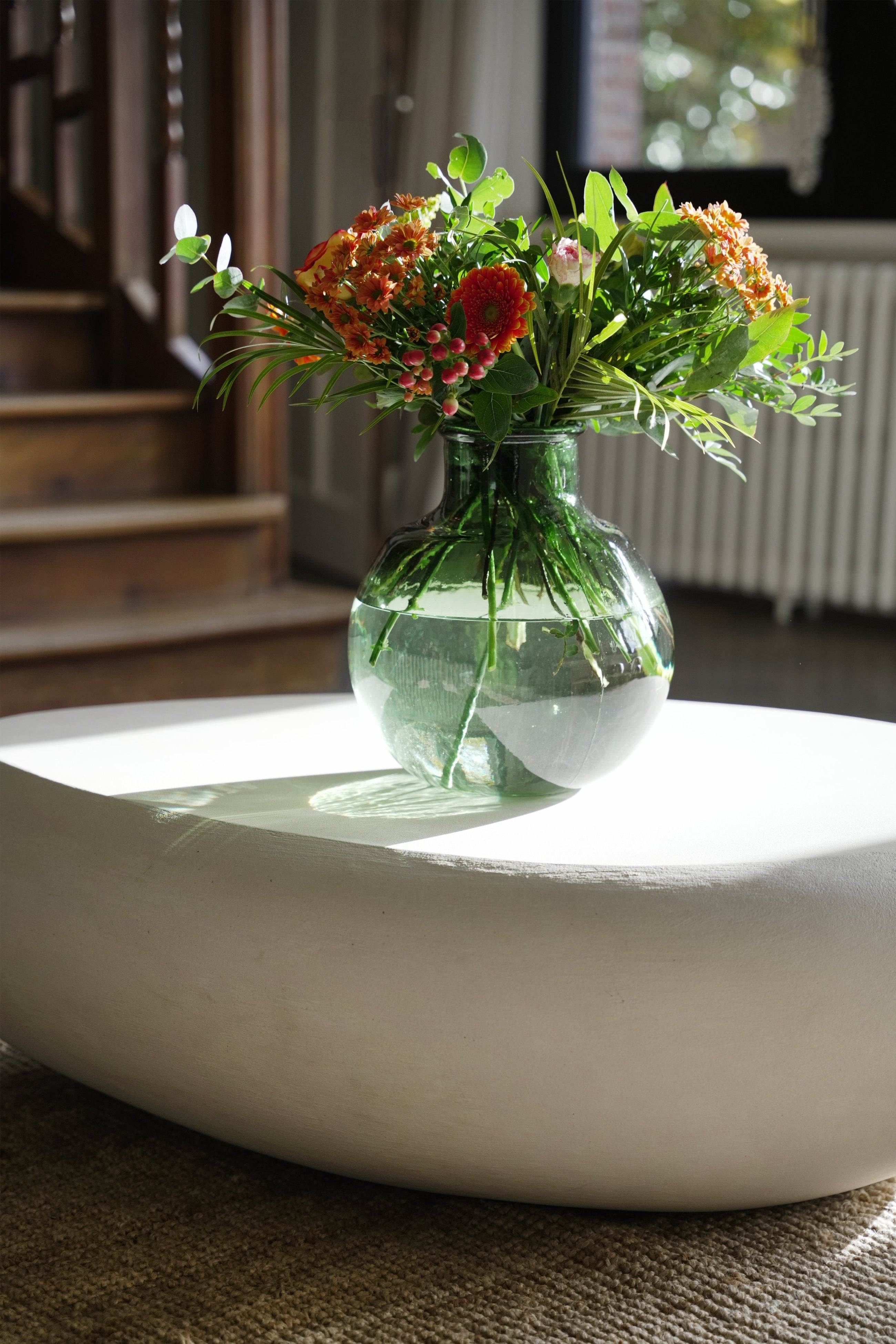 The Qiezi Vase - Green - L in glass — handmade luxury vase curated by Laiyahome — view 4
