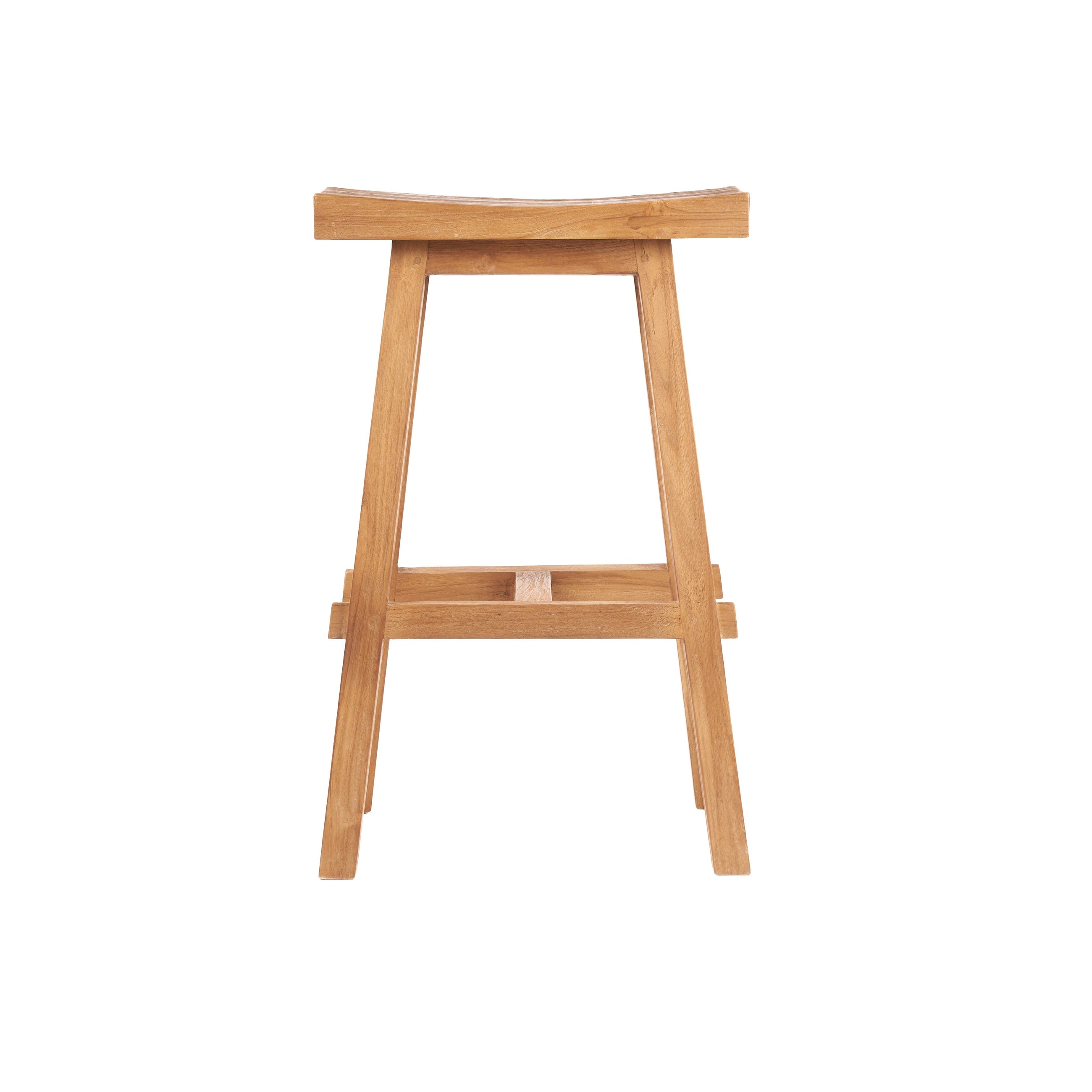The Tabanan Bar Stool - Outdoor in wood — handmade luxury bar stool curated by Laiyahome — view 2