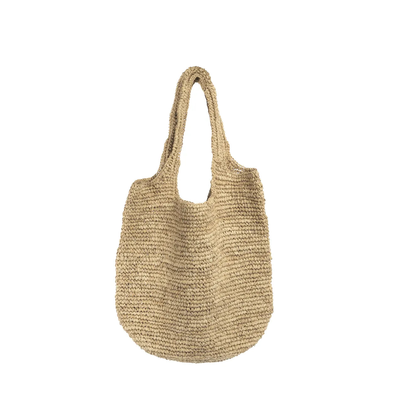 The Te Quiero Shopper in raffia — handmade luxury shopping bag curated by Laiyahome — view 3