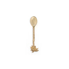 The Palm Tree Tea Spoon - Gold in brass — handmade luxury tea spoon curated by Laiyahome