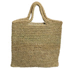 The Island Tote - Natural in seagrass — handmade luxury shoulder bag curated by Laiyahome