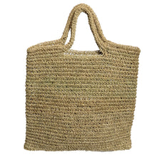 The Island Tote - Natural in seagrass — handmade luxury shoulder bag curated by Laiyahome