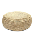 The Raffia Flores Pouffe - Natural in raffia — handmade luxury ottoman curated by Laiyahome — view 3