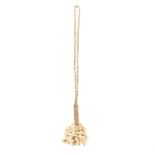 The Vanilla Shell Tassel in shell — handmade luxury wall decoration curated by Laiyahome — view 3