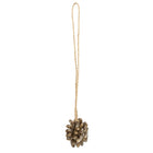 The Brown Cowrie Shell Tassel in shell — handmade luxury wall decoration curated by Laiyahome — view 3
