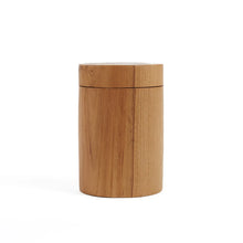 The Teak Root Jar - M in wood — handmade luxury storage jar curated by Laiyahome