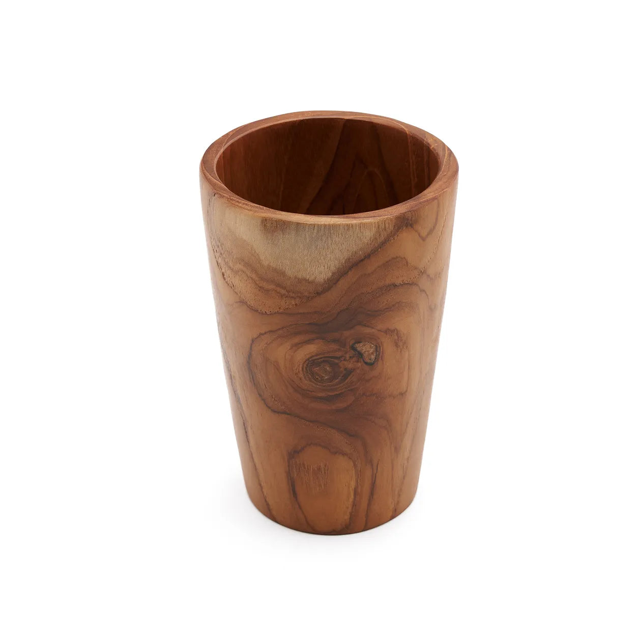The Teak Root Cup - Low in wood — handmade luxury cup curated by Laiyahome