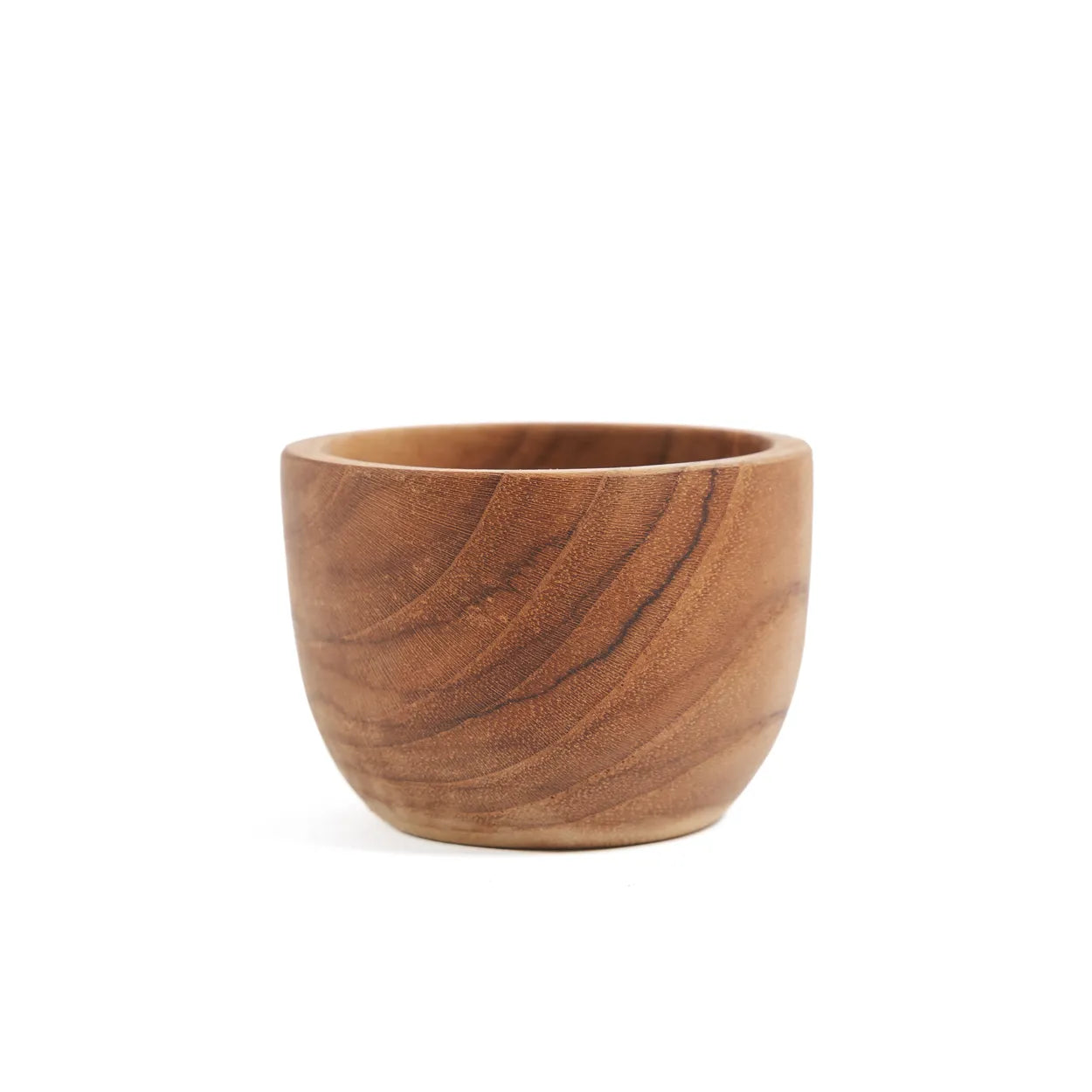 The Teak Root Egg Cup in wood — handmade luxury cup curated by Laiyahome — view 3