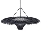 The Sky Pendant - Black - XXL in rattan — handmade luxury pendant lamp curated by Laiyahome — view 3