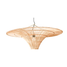 The Sky Pendant - Natural - XL in rattan — handmade luxury pendant lamp curated by Laiyahome — view 3