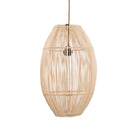 The Zuri Pendant - Natural - M in rattan — handmade luxury pendant lamp curated by Laiyahome — view 3