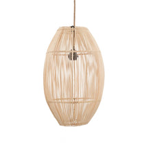 The Zuri Pendant - Natural - M in rattan — handmade luxury pendant lamp curated by Laiyahome — view 3