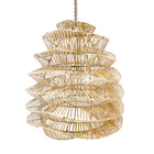 The Good Vibes Pendant - Natural - M in rattan — handmade luxury pendant lamp curated by Laiyahome — view 3