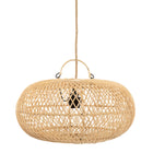 The Wholly Pendant - Natural - S in rattan — handmade luxury pendant lamp curated by Laiyahome — view 3