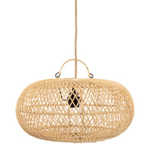 The Wholly Pendant - Natural - S in rattan — handmade luxury pendant lamp curated by Laiyahome — view 3