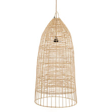 The Elba Pendant - Natural - L in rattan — handmade luxury pendant lamp curated by Laiyahome