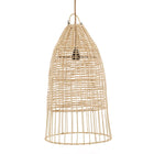 The Elba Pendant - Natural - M in rattan — handmade luxury pendant lamp curated by Laiyahome — view 3