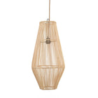 The Afrodisiac Pendant - Natural - M in rattan — handmade luxury pendant lamp curated by Laiyahome — view 3