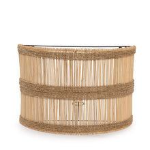 The Doedoe Wall Applique - Natural - M in rattan — handmade luxury wall light curated by Laiyahome — view 3