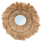 The Abaca Solomon Mirror - Natural in grass — handmade luxury wall mirror curated by Laiyahome — view 3