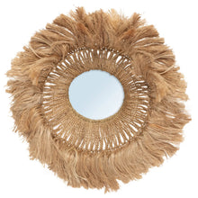 The Abaca Solomon Mirror - Natural in grass — handmade luxury wall mirror curated by Laiyahome — view 3