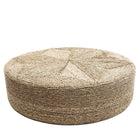 The Huge Pouffe - Natural in seagrass — handmade luxury ottoman curated by Laiyahome — view 3