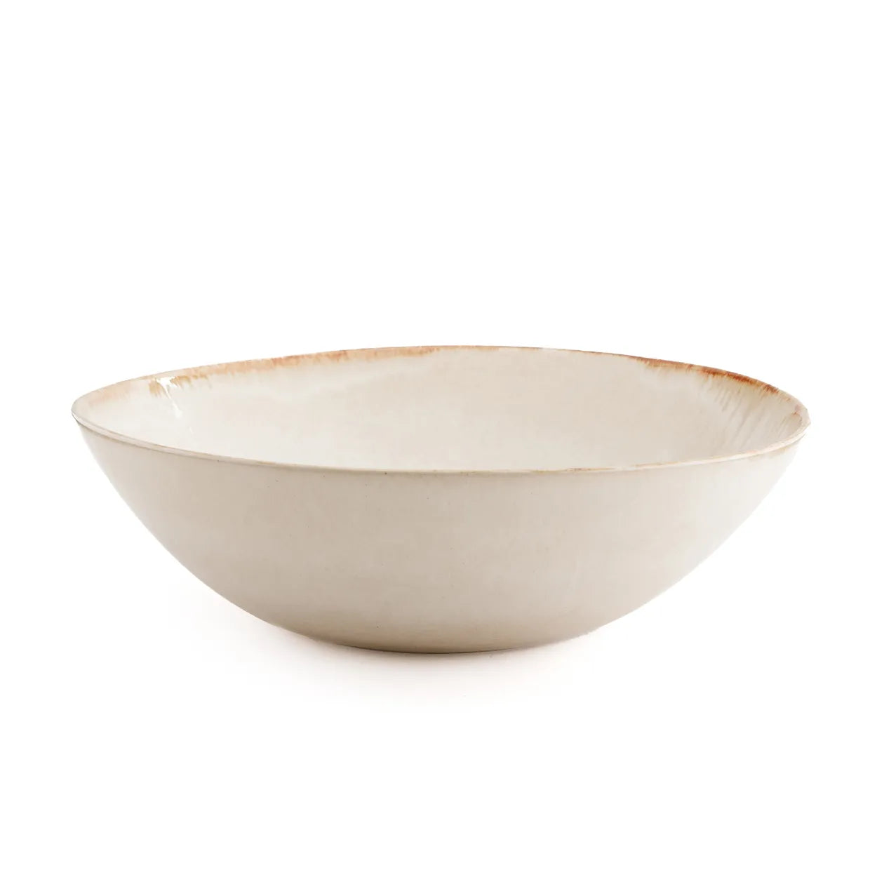 The Cascais Serving Bowl - M in ceramic — handmade luxury bowl curated by Laiyahome — view 3