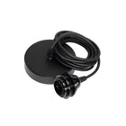 Fitting Lamps Ceiling - Black - 1 Fitting in cotton — handmade luxury ceiling light curated by Laiyahome — view 3