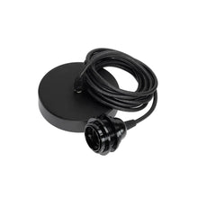 Fitting Lamps Ceiling - Black - 1 Fitting in cotton — handmade luxury ceiling light curated by Laiyahome — view 3