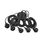 Fitting Lamps Ceiling - Black - 5 Fittings in cotton — handmade luxury ceiling light curated by Laiyahome — view 3