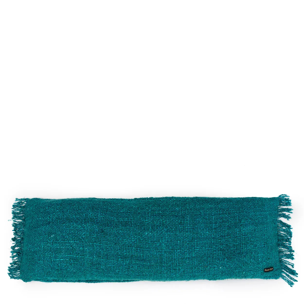 The Oh My Gee Cushion Cover - Aqua - 35x100 in cotton — handmade luxury cushion cover curated by Laiyahome — view 3