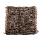 The Oh My Gee Cushion Cover - Black Copper - 60x60 in cotton — handmade luxury cushion cover curated by Laiyahome — view 3