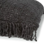 The Oh My Gee Cushion Cover - Black Navy - 60x60 in cotton — handmade luxury cushion cover curated by Laiyahome — view 4
