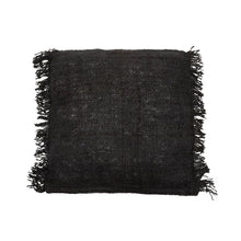 The Oh My Gee Cushion Cover - Black Navy - 60x60 in cotton — handmade luxury cushion cover curated by Laiyahome — view 3