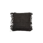 The Oh My Gee Cushion Cover - Black Navy - 40x40 in cotton — handmade luxury cushion cover curated by Laiyahome — view 3
