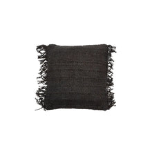 The Oh My Gee Cushion Cover - Black Navy - 40x40 in cotton — handmade luxury cushion cover curated by Laiyahome — view 3