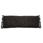 The Oh My Gee Cushion Cover - Black Navy - 35x100 in cotton — handmade luxury cushion cover curated by Laiyahome — view 3