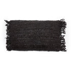 The Oh My Gee Cushion Cover - Black Navy - 30x50 in cotton — handmade luxury cushion cover curated by Laiyahome — view 3