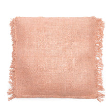 The Oh My Gee Cushion Cover - Salmon Pink - 60x60 in cotton — handmade luxury cushion cover curated by Laiyahome — view 3