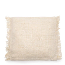 The Oh My Gee Cushion Cover - Cream - 60x60 in cotton — handmade luxury cushion cover curated by Laiyahome — view 3