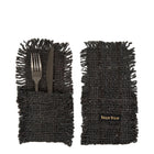 The Oh My Gee Cutlery Holder - Black Navy - Set of 4