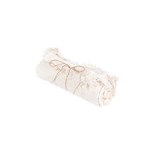 The Linen Tablecloth - White - 150x150 in linen — handmade luxury tablecloth curated by Laiyahome — view 3