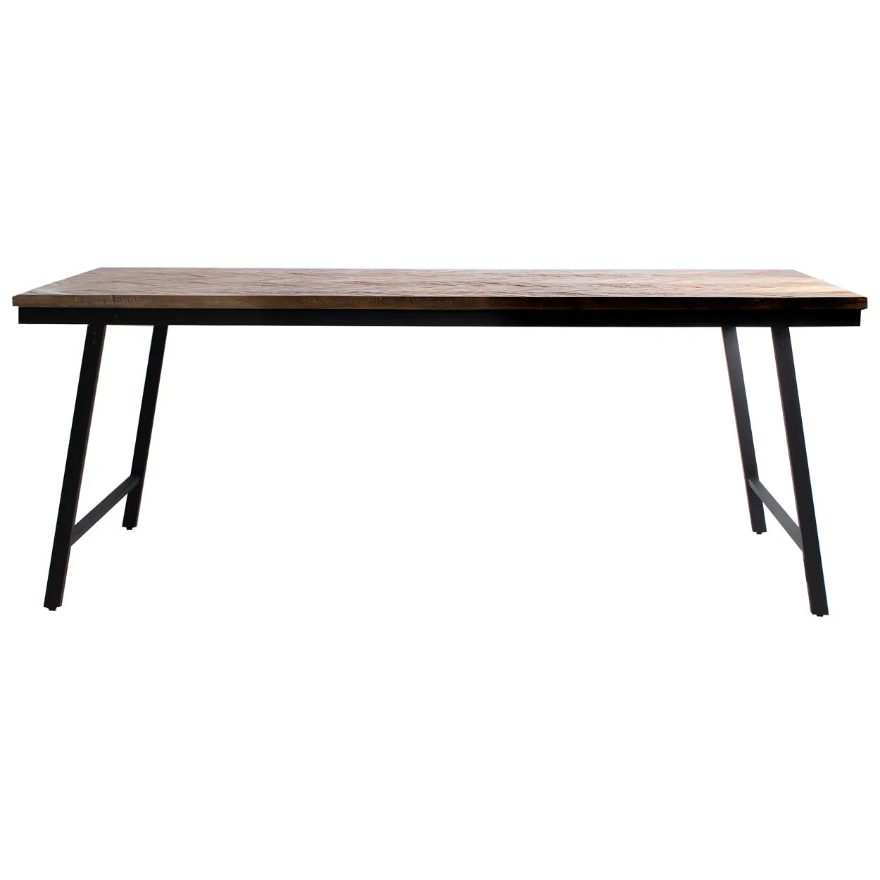 The Herringbone Console - Natural in wood — handmade luxury console table curated by Laiyahome — view 3