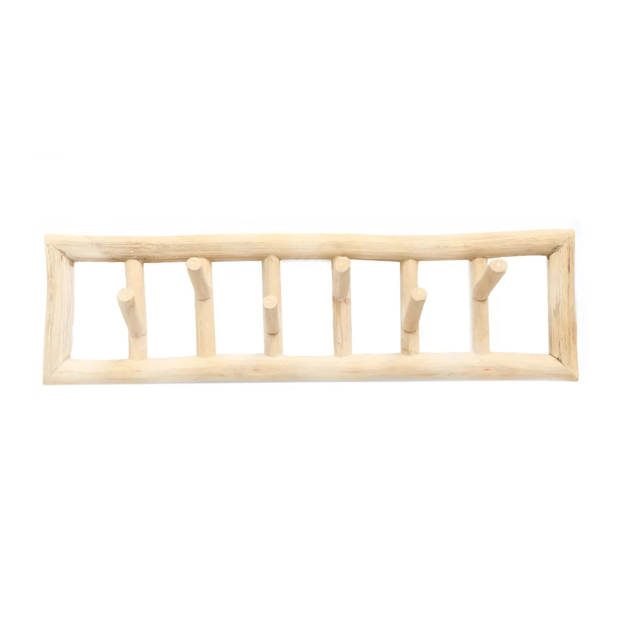 The Island Cloth Hanger - Natural in wood — handmade luxury clothing hanger curated by Laiyahome — view 3