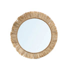 The Tahiti Mirror - Natural in raffia — handmade luxury wall mirror curated by Laiyahome — view 3
