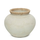 The Styly Vase - Concrete Natural - L in terracotta, earthenware — handmade luxury vase curated by Laiyahome — view 3