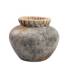 The Styly Vase - Antique Grey - M in terracotta — handmade luxury vase curated by Laiyahome