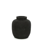 The Peaky Vase - Black - S in terracotta — handmade luxury vase curated by Laiyahome — view 3