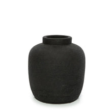 The Peaky Vase - Black - M in terracotta — handmade luxury vase curated by Laiyahome — view 3