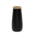 The Sneaky Vase - Black Natural - L in terracotta — handmade luxury vase curated by Laiyahome — view 3